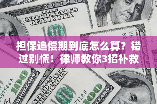 济南担保追偿期到底怎么算？错过别慌！律师教你3招补救