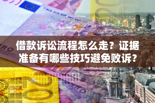 济南借款诉讼流程怎么走？证据准备有哪些技巧避免败诉？