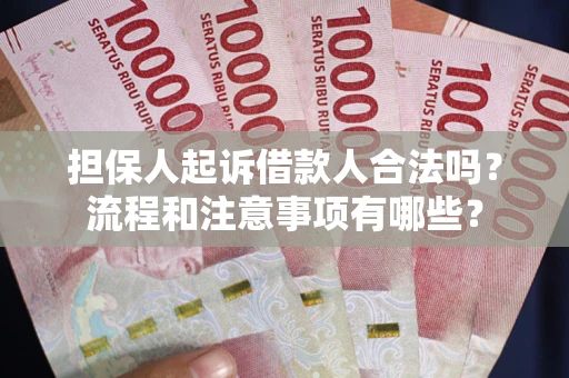 济南担保人起诉借款人合法吗？流程和注意事项有哪些？