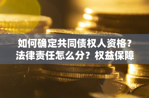 济南如何确定共同债权人资格？法律责任怎么分？权益保障技巧揭秘！