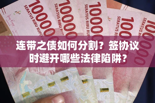 济南连带之债如何分割？签协议时避开哪些法律陷阱？