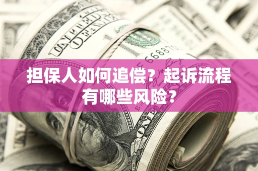 济南担保人如何追偿？起诉流程有哪些风险？