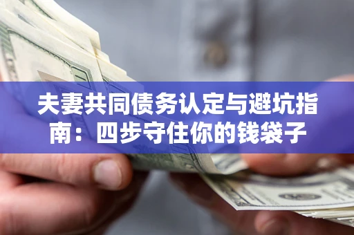 济南夫妻共同债务认定与避坑指南：四步守住你的钱袋子