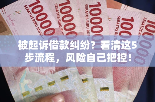 济南被起诉借款纠纷？看清这5步流程，风险自己把控！