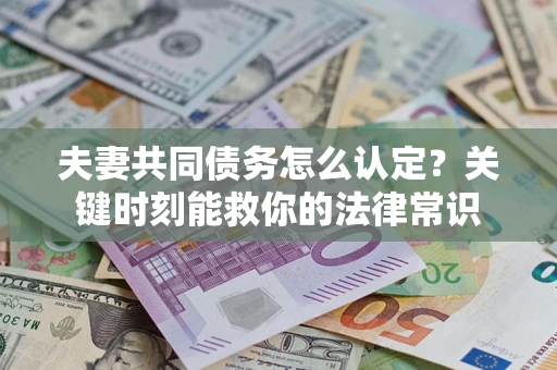 济南夫妻共同债务怎么认定？关键时刻能救你的法律常识
